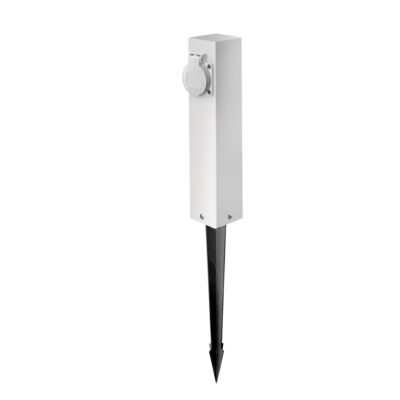 Outdoor Ground Stake Power Pedestal with 2 Sockets