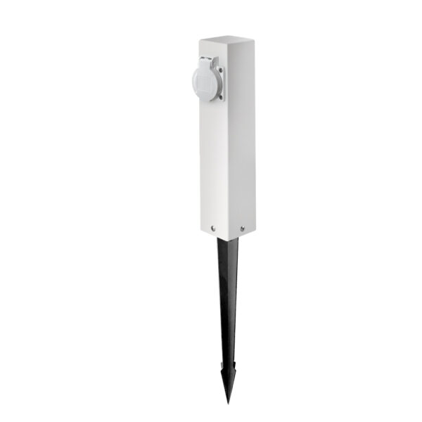 Outdoor Ground Stake Power Pedestal with 2 Sockets