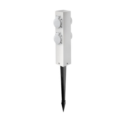 30CM Outdoor Ground Stake Power Pedestal with 2 Sockets