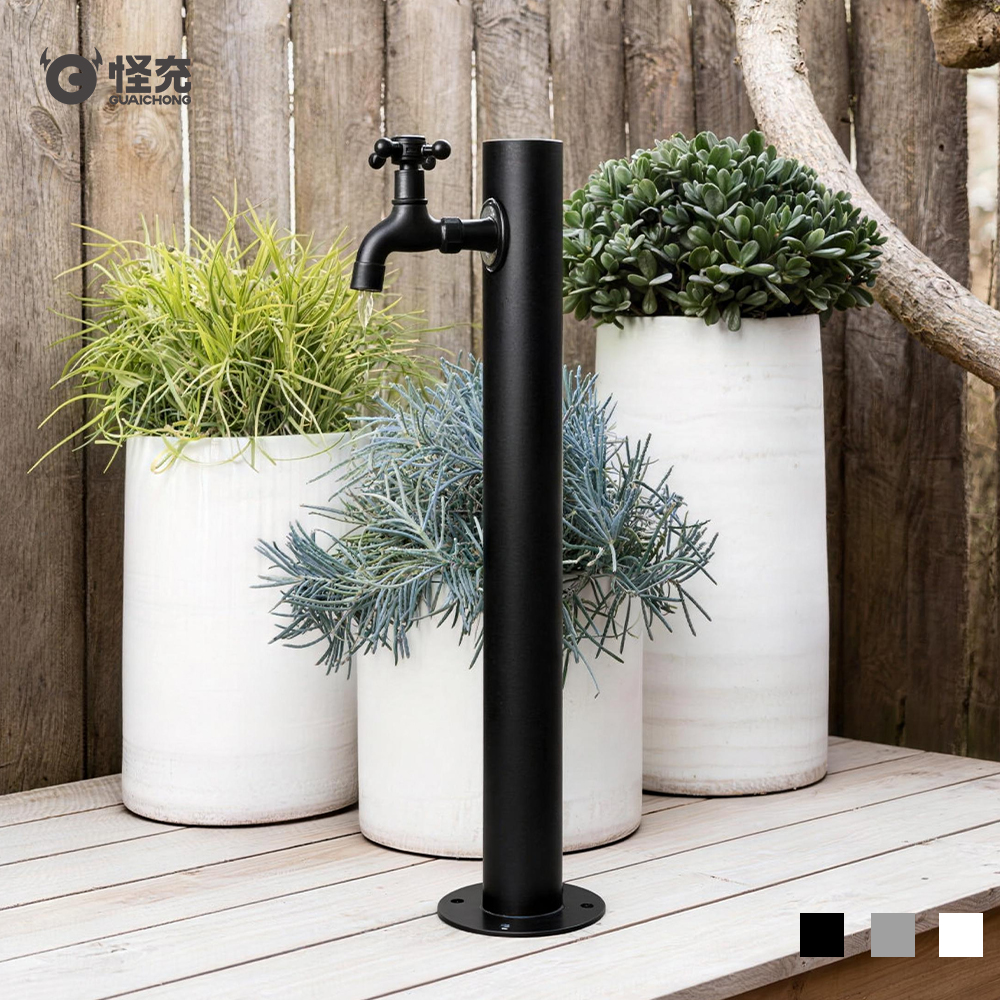 Outdoor Garden Faucet Pedestal for Garden