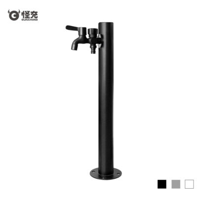 Freestanding Water Pedestal with Dual Faucets