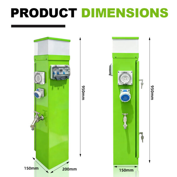 campsite utility pedestal