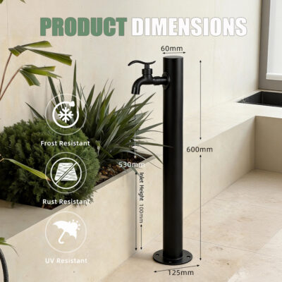 Outdoor Water Tap Pedestal Dimensions