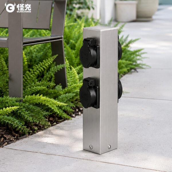 30cm outdoor power pedestal