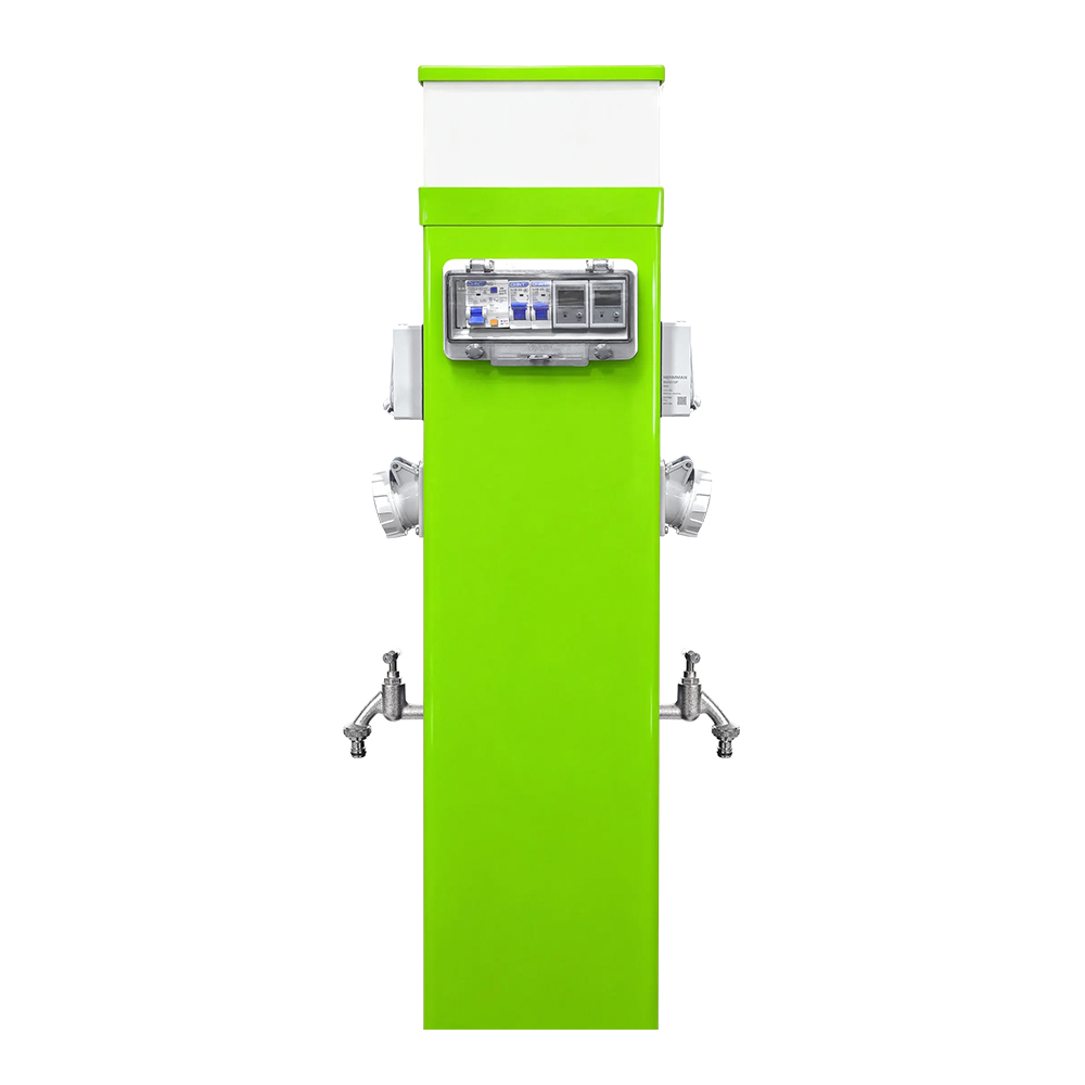 RV Water and Power Pedestal